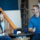 Two People Talking