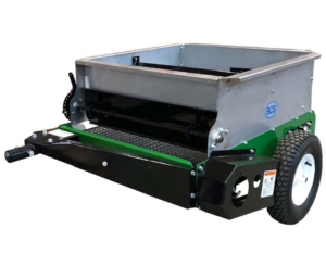 Tractor attachment: compost mulch spreader 
